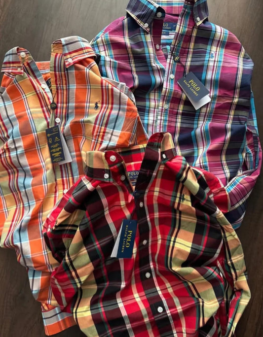 Mens check Shirts in Pack of 3