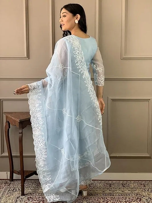 Kurta With Dupatta And Bottomwear